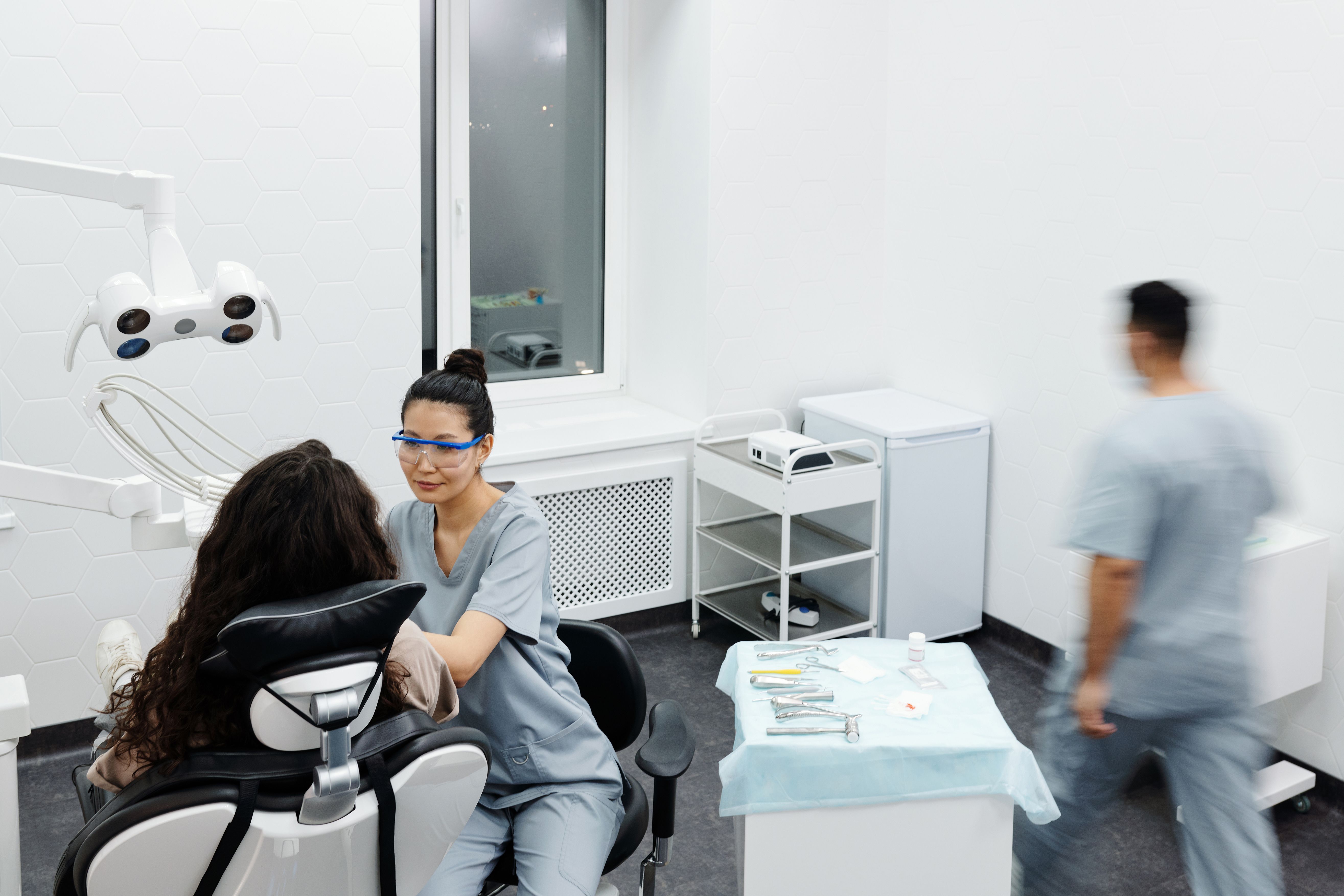 Modern dental office interior